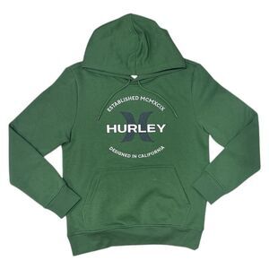 Hurley Men's Regular Fit Cotton/Polyester Fleece Hoodie - Green